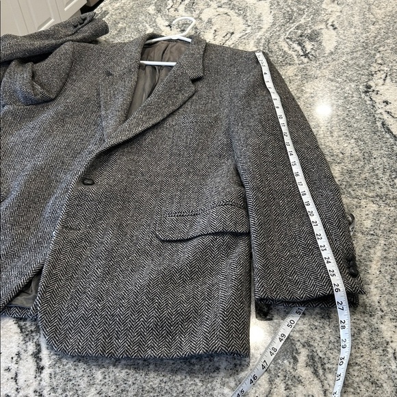 Sears Gray Herringbone Sport Coat - Picture 9 of 9